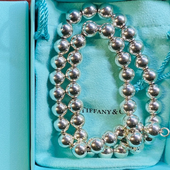 Tiffany & Co HardWear Ball Necklace 10mm 18” Sterling Silver 925 57g - Picture 7 of 9